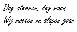 wandtekst en afbeelding