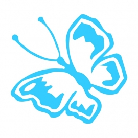 Wandsticker - vlinder