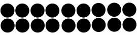 etiketten cirkel small - schoolbordsticker  / krijtbordsticker
