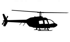 Wandsticker  - helicopter 2