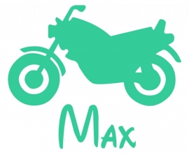 Deursticker - Motor - Max