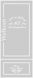 maatwerk raamfolie - Asli en Jeffrey