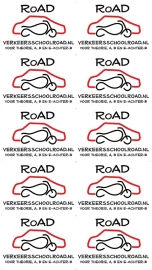 full color stickers - Road rijschool
