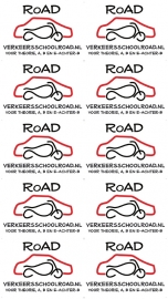 full color stickers - Road rijschool