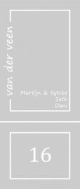 maatwerk raamfolie - Sytske en Martijn