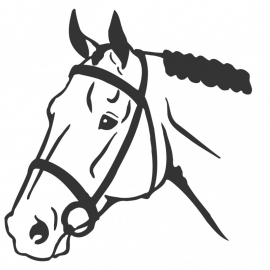 wandsticker - Paard 2