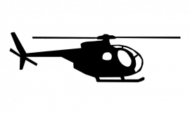 Wandsticker  - helicopter 1