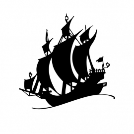 Wandsticker - Piratenschip 2