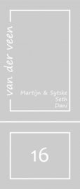 maatwerk raamfolie - Sytske en Martijn