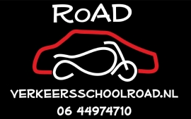 verschillende stickers - aanhanger Verkeersschool RoaD