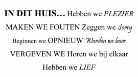 maatwerk wandtekst - verschillende lettertypen