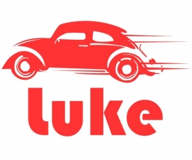 Deursticker  Race auto - Luke