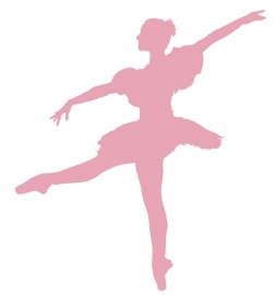 Wandsticker - Ballet danseres