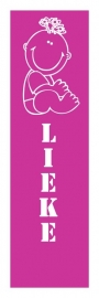 Geboortesticker- Lieke banner