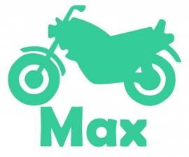 Deursticker - Motor - Max