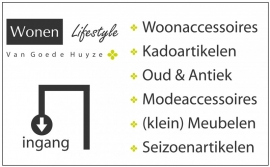 maatwerk stickers - winkel Van Goede Huyze