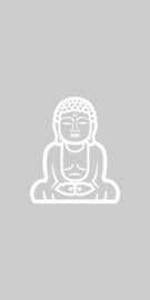 Raamfolie - Buddha (boedha) - 1