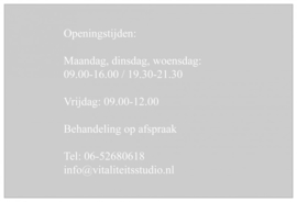 maatwerk raamfolie - de vitaliteits studio