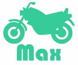 Deursticker - Motor - Max