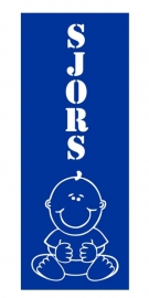 Geboortesticker - Sjors banner
