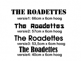 maatwerk strijktekst - Roadettes