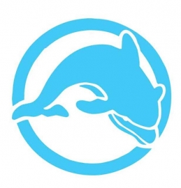 Wandsticker - Dolfijn