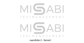 Maatwerk - raamfolie - Misabi