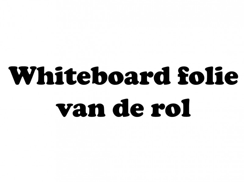 Whiteboard folie van de rol (107cm breed)