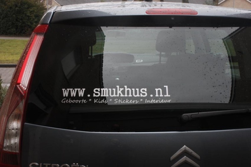 Alfabet geluid buitenaards wezen Autostickers | Smukhus | maatwerk