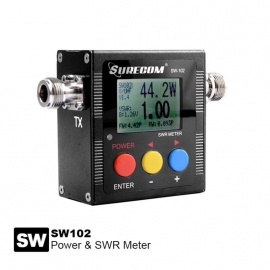 SWR meter / Frequentiecounter met digitale  uitlezing sw-102