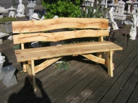 Robuuste eiken houten tuinbank / parkbank 220 cm