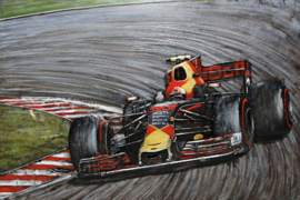 Red Bull Racing – Metalen 3D schilderij