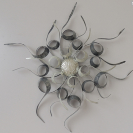 Metalen 3D wanddecoratie - Decoratief Artwork