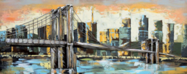 Brooklyn Bridge – Metalen 3D schilderij