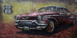 Chevrolet oldtimer rood 1950