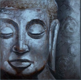 Boeddha schilderij ook mogelijk als tweeluik