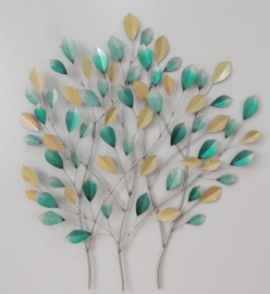 Green Leaves - wand decoratie