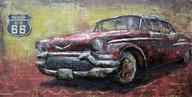 Chevrolet oldtimer rood 1950