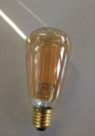 Led Edison Lamp  ST64 4w E27 230v 2500k Goud Dimbaar tronic dimmer