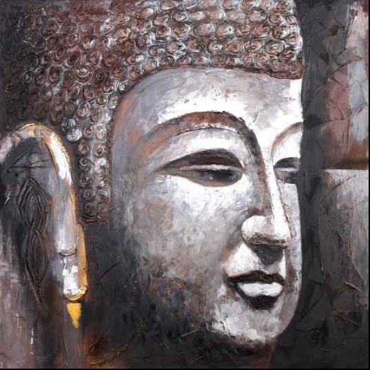 Boeddha schilderij ook mogelijk als tweeluik