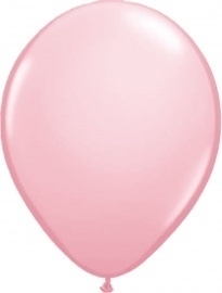 Kwaliteitsballon standaard - licht roze - 50 stuks