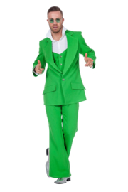 Disco fever kostuum groen