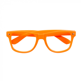 Partybril | neon oranje