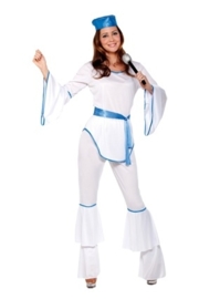 Abba lady easy kostuum | disco dancing outfit