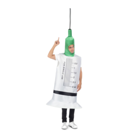 Vaccin spuit carnavalskostuum | covid verkleedkleding
