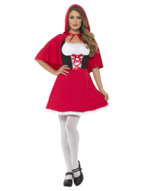 Sexy roodkapje jurkje met cape