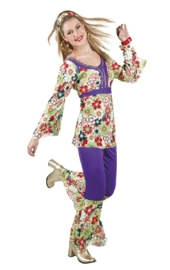 70's blossom lady | hippie kostuum