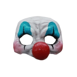 Half masker clown latex