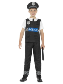 Politie kostuum | police zwart wit