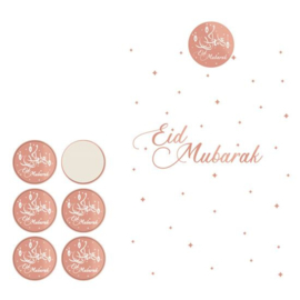 Uitdeelzakjes 'Eid Mubarak' papier (6st)  | Ramadan
